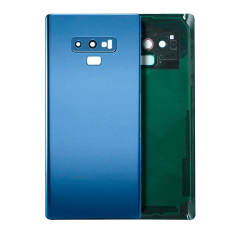 Back Cover Glass With Camera Lens Compatible For Samsung Galaxy Note 9 (No Logo) (Aftermarket Plus) (Ocean Blue)
