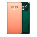 Back Cover Glass With Camera Lens Compatible For Samsung Galaxy Note 9 (No Logo) (Aftermarket Plus) (Metallic Copper)