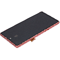OLED Assembly With Frame (With Finger Print Scanner) Compatible For Google Pixel 7a 5G (Refurbished) (Coral)