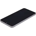 OLED Assembly With Frame Compatible For Samsung Galaxy S25 5G (US & International) (Service Pack) (Silver Shadow)