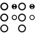 Back Camera Lens (Glass Only) With Adhesive Compatible For Samsung Galaxy S25 Ultra 5G (4 Piece Set) (All Colors)